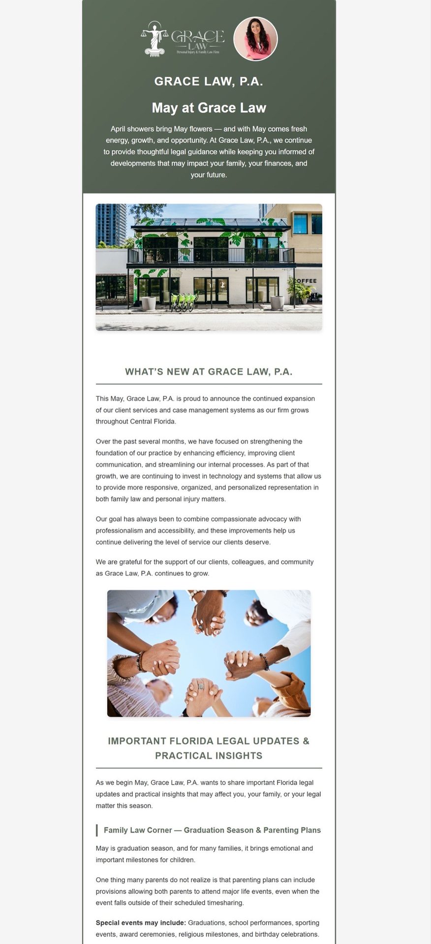 Grace Law PA digital marketing results managed by Inventive Media